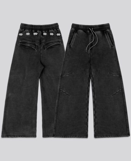 Davril Supply Gems Jogger Noir Lavé (4)