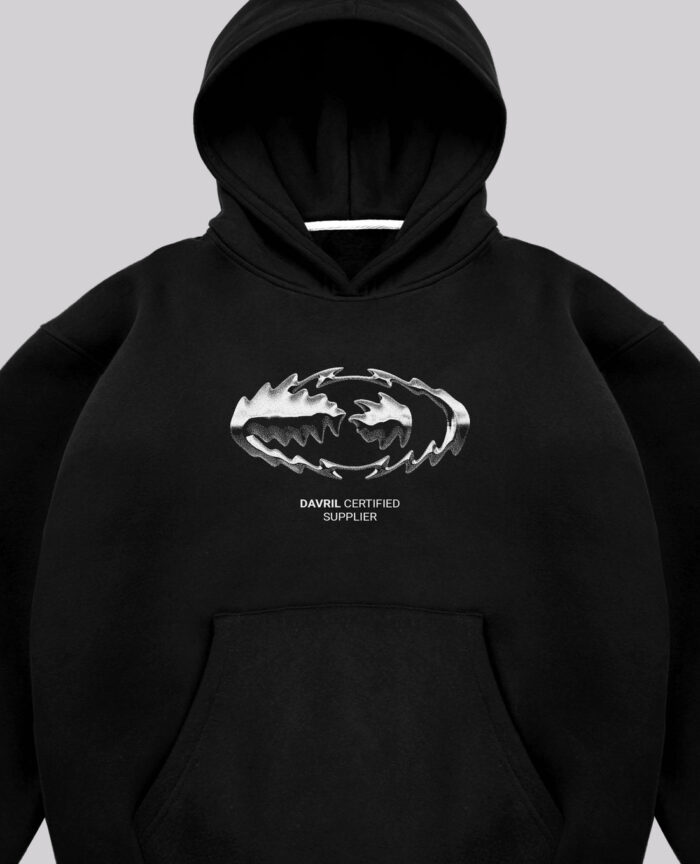 Davril Supply Hoodie Epineux Noir (2)