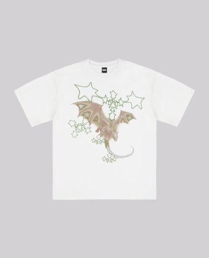 Davril Supply T Shirt Dragon Blanc