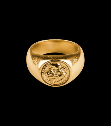 Simplecoin Ring 18 Karat Gold Plated (2)