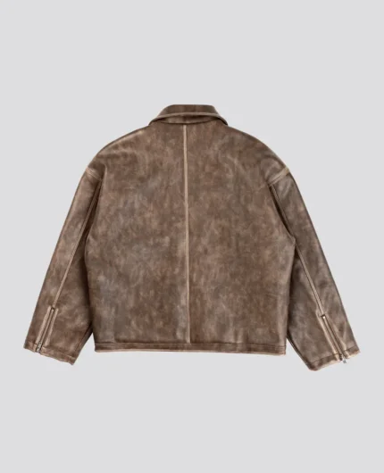 Veste en Cuir Délavé Davrilsupply Terra (1)