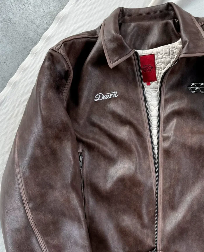 Veste en Cuir Délavé Davrilsupply Terra (2)