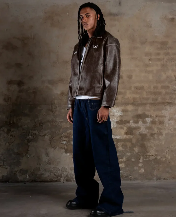 Veste en Cuir Délavé Davrilsupply Terra (3)