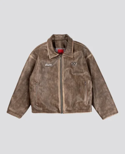 Veste en Cuir Délavé Davrilsupply Terra (4)