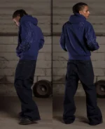 DavrilSupply Stardust Zip Hoodie Bleu (2)