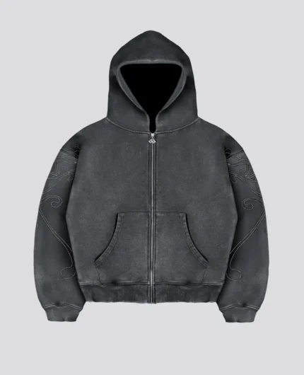 Davrilsupply Art Noir Neoart Zippé Hoodie (2)