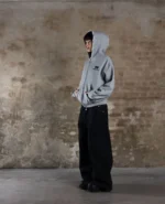 Davrilsupply Distressed Zip Hoodie Gris (3)