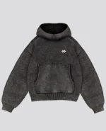 Davrilsupply Hooded Knit Noir Délavé (2)