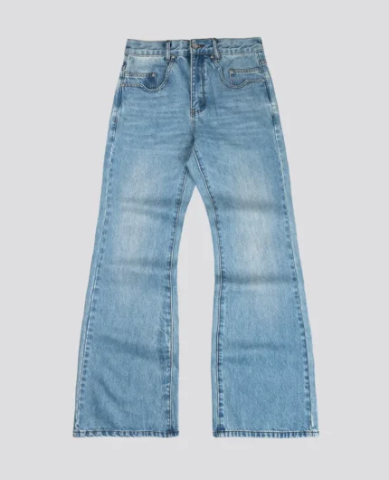 Jean Bootcut Bleu Clair Davrilsupply Pour Tous Les Jours (4)
